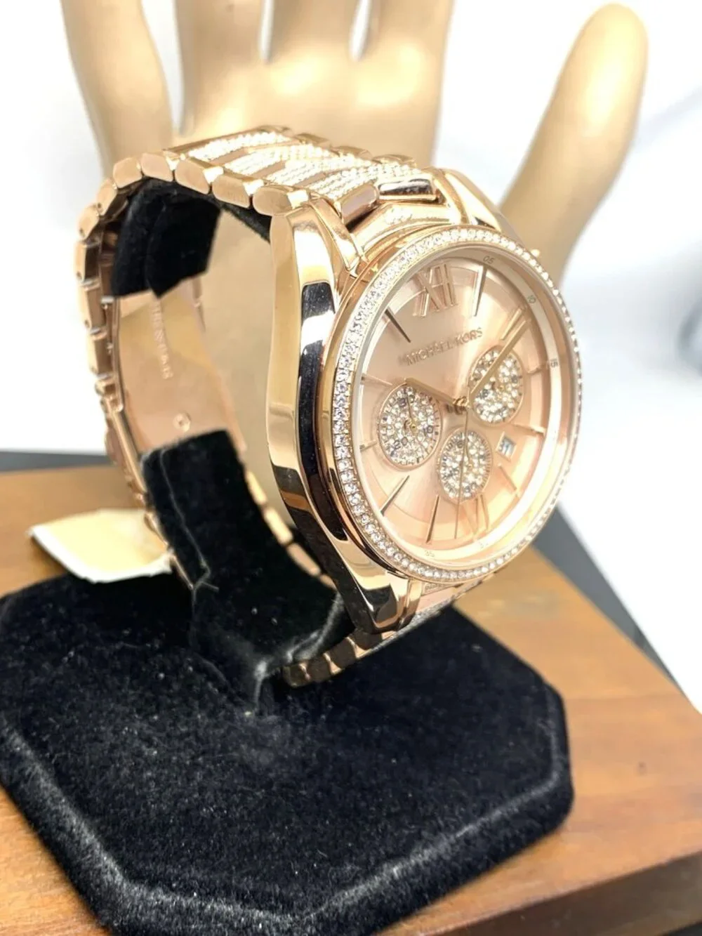 Michael Kors Women's Watch MK6730 Quartz Chronograph Rose Gold Steel 43mm